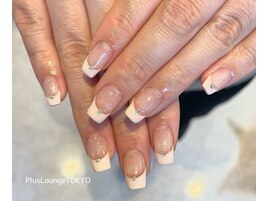 桜ピンクフレンチネイル♪[原宿]