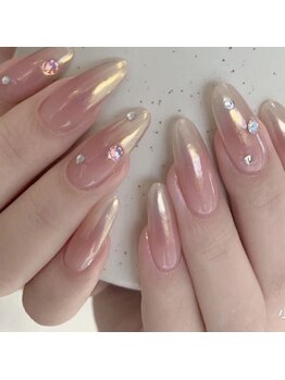 ヘブン ネイル 鶯谷(HEAVEN Nail)/Cute Nails with Stones