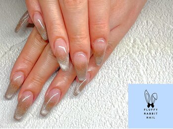 フラッフィーラビットネイル(fluffy rabbit nail)/マグネットネイル