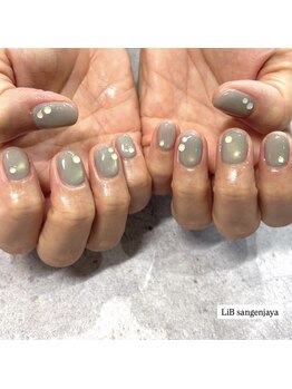 リブ 三軒茶屋(LiB)/水滴アート梅雨ネイル