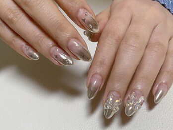 ユーアンドアイ 板橋前野町(U&I)/韓国ネイルに人気のリボンパーツ