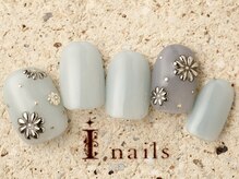 アイネイルズ 町田店(I nails)/スタッズフラワー 7980円