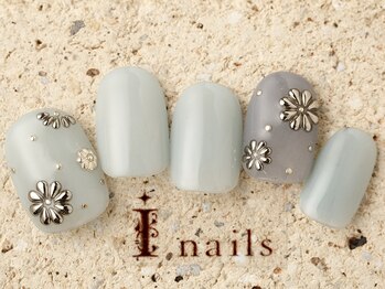 アイネイルズ 町田店(I nails)/スタッズフラワー 7980円