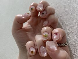 ごろごろ天然石ネイル