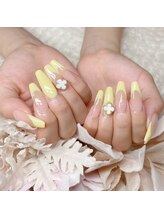 アイカ(Aika)/10本長さだしフレンチネイル