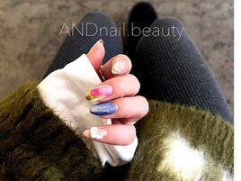 春ネイル/ニュアンス/藤沢