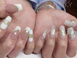 成人式前撮りネイル