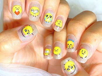 ネイルサロンブリス(nail salon Bliss)/☆LINE絵文字のキャラネイル☆