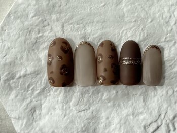 リライトネイル(Relight nail)/レオパード×マット☆
