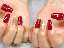 レイ(Lei)/秋冬の　赤ネイル！