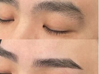 ハッシュタグ エアーアイブロウ 沖縄(#AIR EYEBROW)の写真/渋谷・名古屋の人気サロン姉妹店が沖縄に新登場≪アイブロウワックス¥3700≫眉毛を整えて爽やかな印象に◎