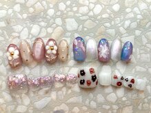 ミンクスタイル 恵比寿店(Mink Style)/桜ネイル/フラワーネイル/春