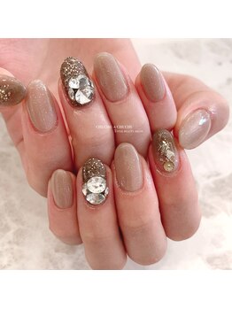 チュチュアチュチュ(chuchu a chuchu)/moca brown × silky beige