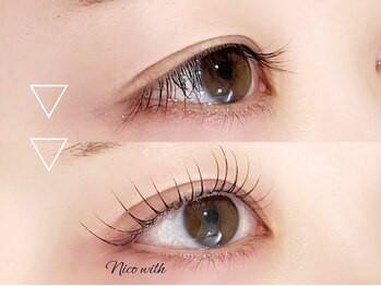 ニコ ウィズ(Nico with)/似合わせまつ毛パーマ