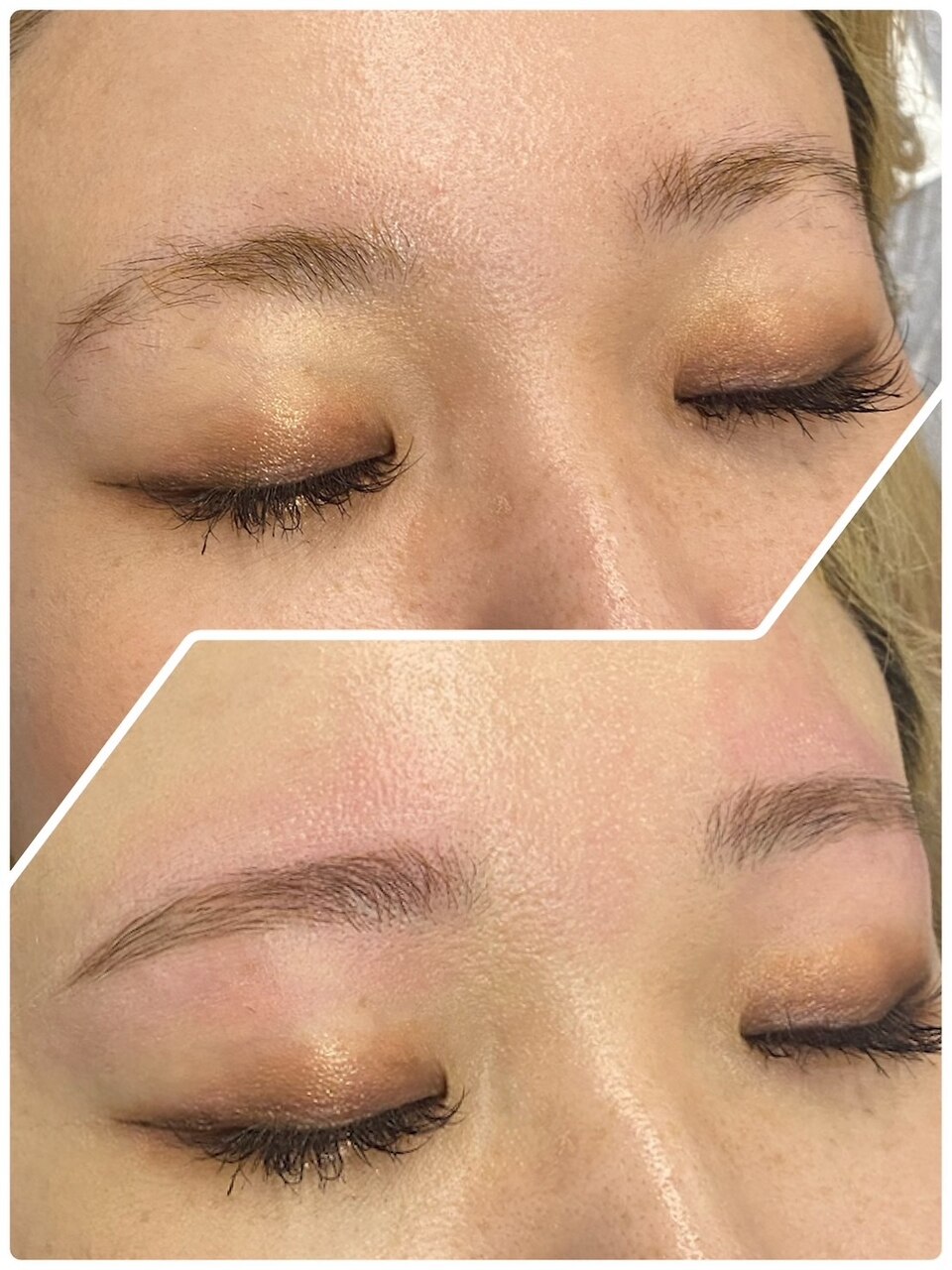 眉メイク（WAX→カット→メイク）通常3500円（男性＋550円）