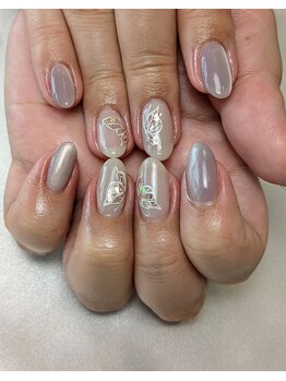 ちょうちょネイル