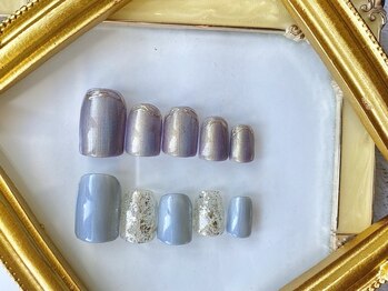 ネイルズロータス(Nails Lotus)の写真/オシャレは足元から*サンダルから見えるフットネイルに気分が上がること間違いなし♪選べるアート4本¥9,300