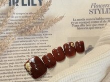 シエル ネイルズ(CIEL NAILS)/ 9月 フット 定額アート1