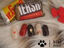 バレンタインネイル/チョコ