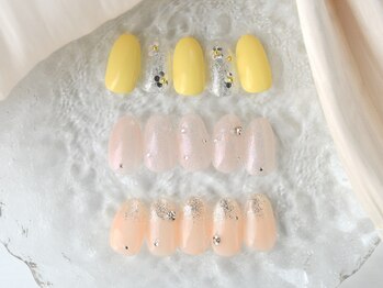 ジェルネイル専門　WHITE NAIL 伊丹店【フィルイン/ニュアンス/マグネット】/定額アート/透け感ネイル