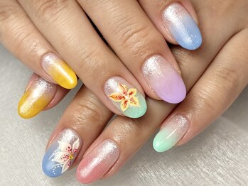 シール追加！定額デザインネイル