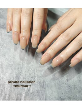 プライベート ネイルサロン マーマ(murmur)/スキニーフレンチ