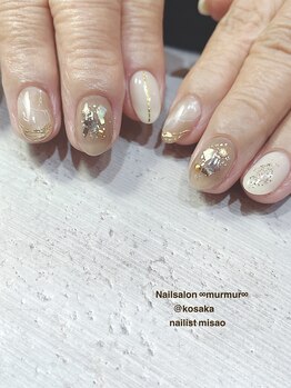 プライベート ネイルサロン マーマ(murmur)/大理石風ネイル