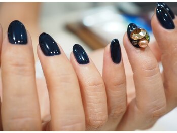 大人カラービジューネイル/パラ