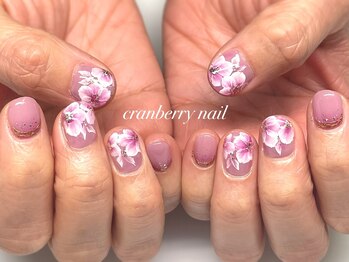 クランベリーネイル 代官山 恵比寿(cranberry nail)/フラワーアート