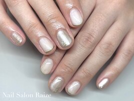 細フレンチネイル/上品ネイル