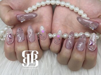 ネイルサロンレイアス(RAYAS)/パープルマグネットネイル