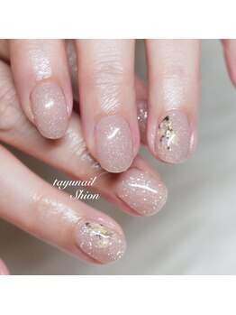 パラジェル蝋梅フラッシュネイル