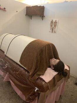 エステティックサロン エリゼ(ELISE)/サウナドームで滝汗