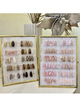 ネイル ヴィアンジュ(Nail Viange)の写真/【デザインに悩んだらコレ♪】選べる定額ネイルが大人気♪フットネイルもあり◎アシンメトリー＋￥500