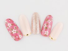 ネイルプラザ 河原町OPA店(NAIL PLAZA)/春☆小花ネイル