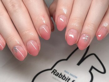 ネイルサロン ラビットフット(Rabbit foot)/カラグラ5500円ストーン無料