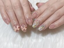 アイネイルズ 天神今泉店(I-nails)/【kotone.n】リボンオーロラ