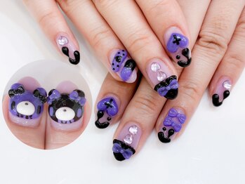 ネイルコレクション ピンク(Nail Collection Pink)/3Dキャラネイル♪グルーミー