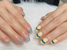 マハロ(MAHALO)/持ち込みニュアンスネイル