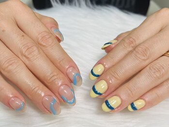 マハロ(MAHALO)/持ち込みニュアンスネイル