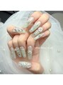 ピオミエルネイル 新宿(pio miel nail) セージ、ミルキーグリーン