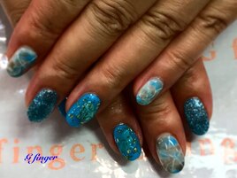 夏色☆タイダイネイル