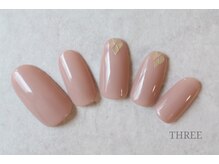 スリー 自由が丘(THREE)/ダイヤホログラムの美爪デザイン