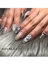 ネイルズリアル 倉敷(nail's RE.A.L)/ツイードネイル