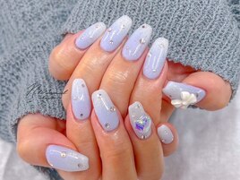 #パープルネイル