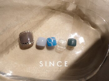 シンス(Since)/8月 foot monthly design