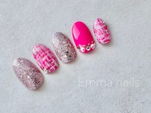 エマ ネイルズ(Emma Nails)/キラキラツイード☆