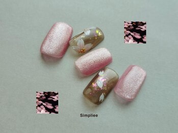 シンプリー ネイルアンドアイラッシュ 祖師谷大蔵店(Simpliee Nail&Eyelash)/【過去】マンスリーデザイン