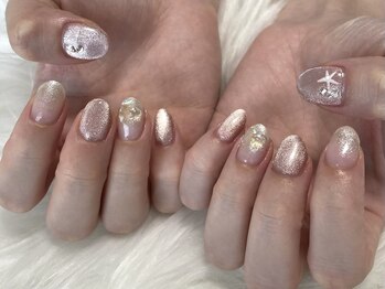 ヴェリタネイル(Verita nail)/8月定額デザイン