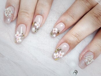 マグネット桜ネイル マーボー